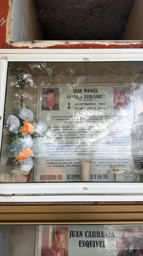 Photo of marker: Juan Manuel Fonseca Hernández