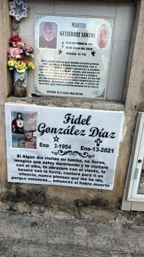Photo of marker: MARTIN GUTIÉRREZ SANTOS