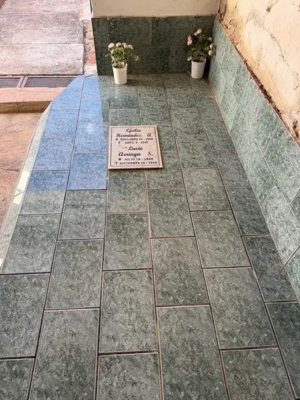 Photo of marker: Cecilia Hernández A. · Lucio Arriaga S.