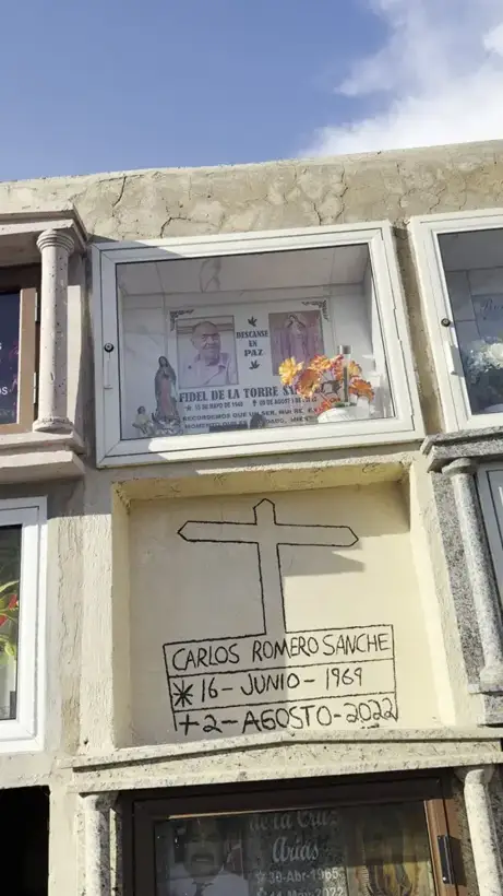 Photo of marker: Carlos Romero Sanche