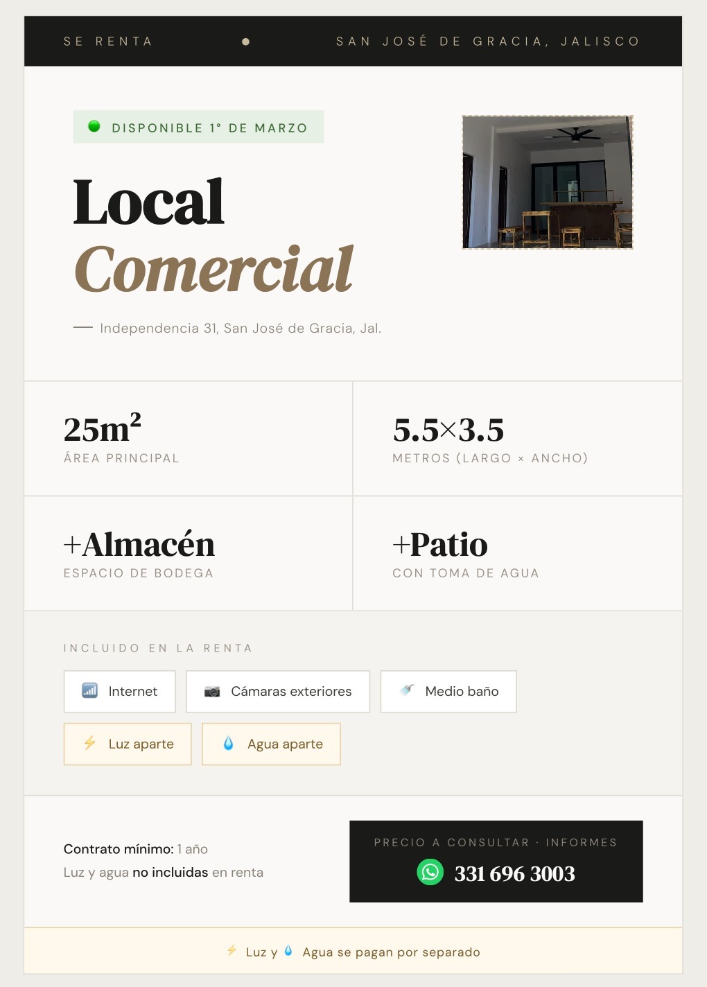Local Comercial — Independencia 31